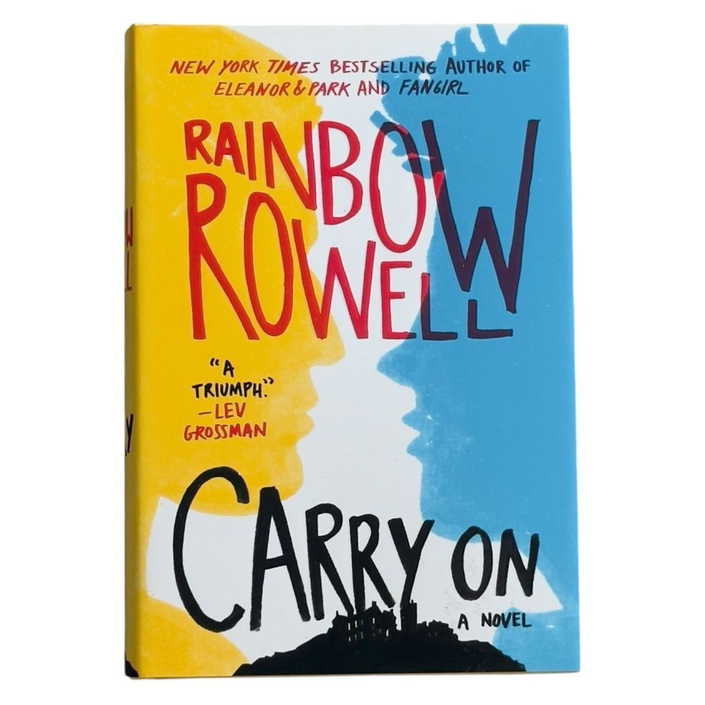 Carry On by Rainbow Rowell Hardcover Contemporary Fiction  Book Novel.